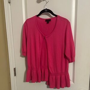 Worthington Vibrant Pink Women's Sweater Blouse